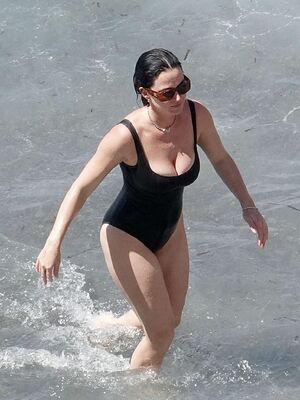 Katy Perry having beach fun in Positano